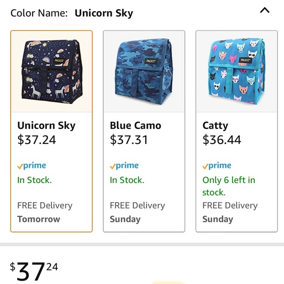 🆕 Packit Freezable Foldable Lunch Bag - Picture 4 of 6